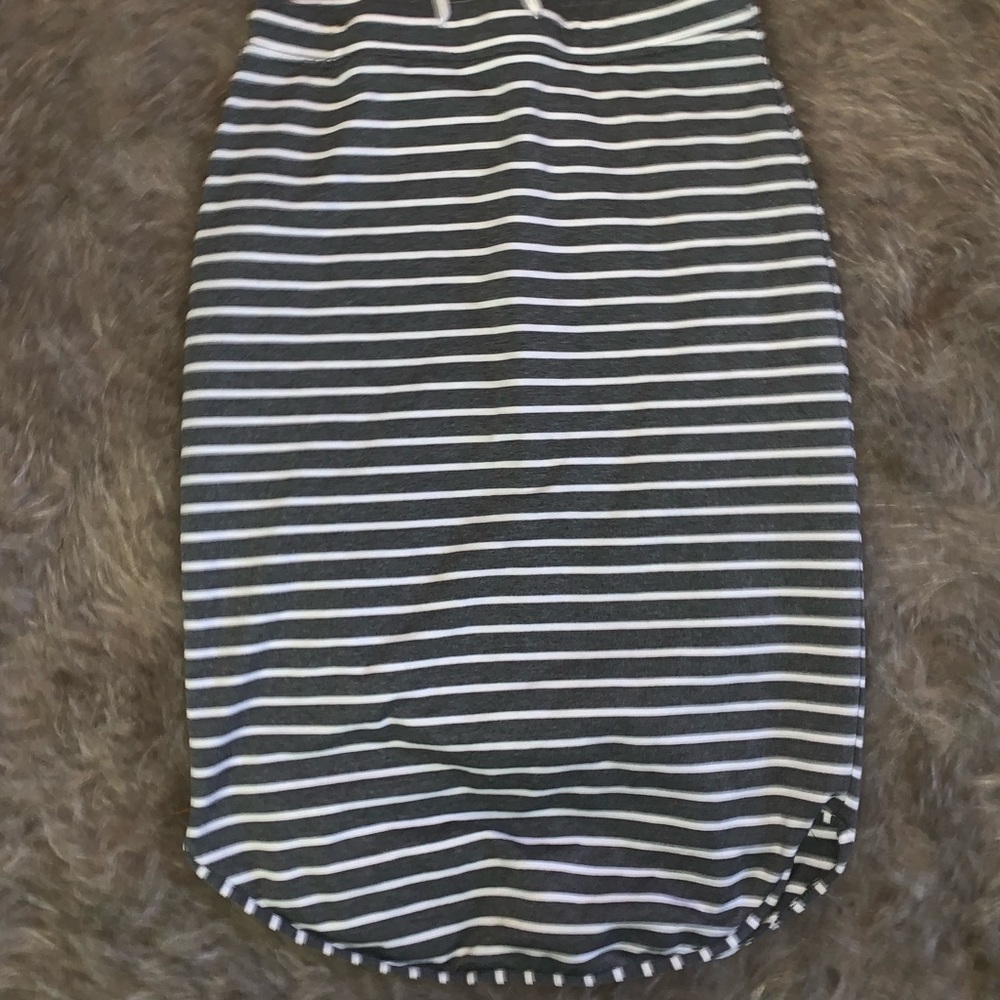 Knee length skirt